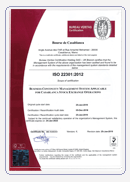 Certifications ISO 22301